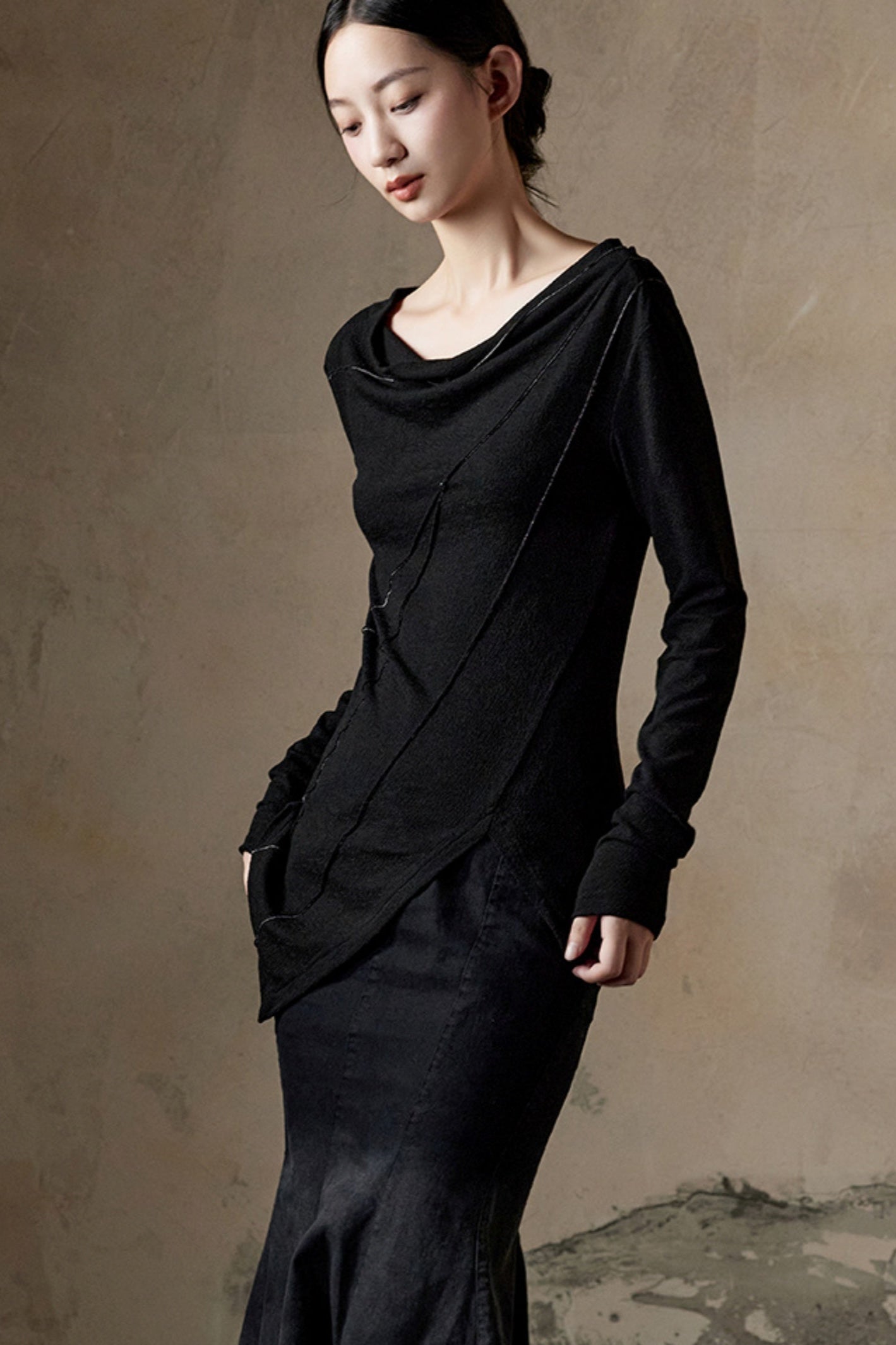 Slim-fit Rollkragenstrickpullover 