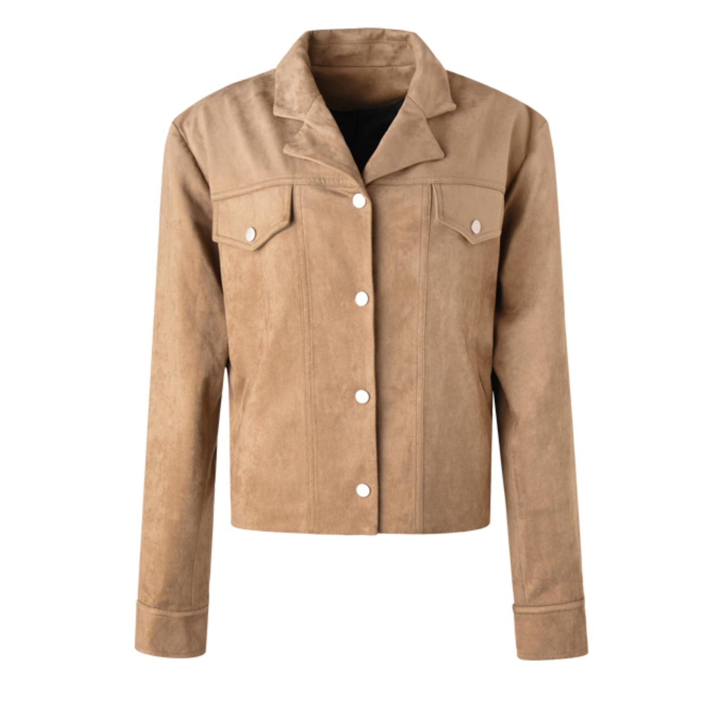 Sheepskin Cashmere Cargo Jacket