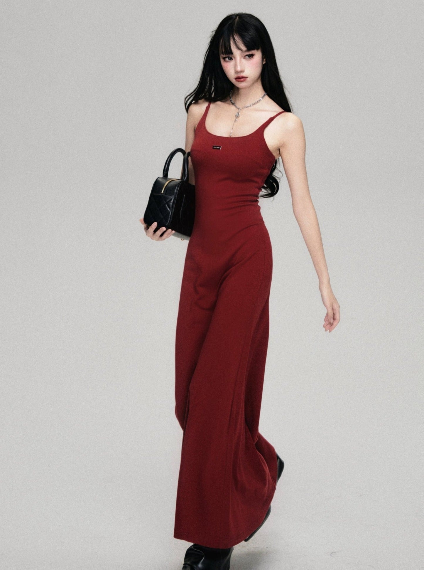 Fragile Red Slip Dress