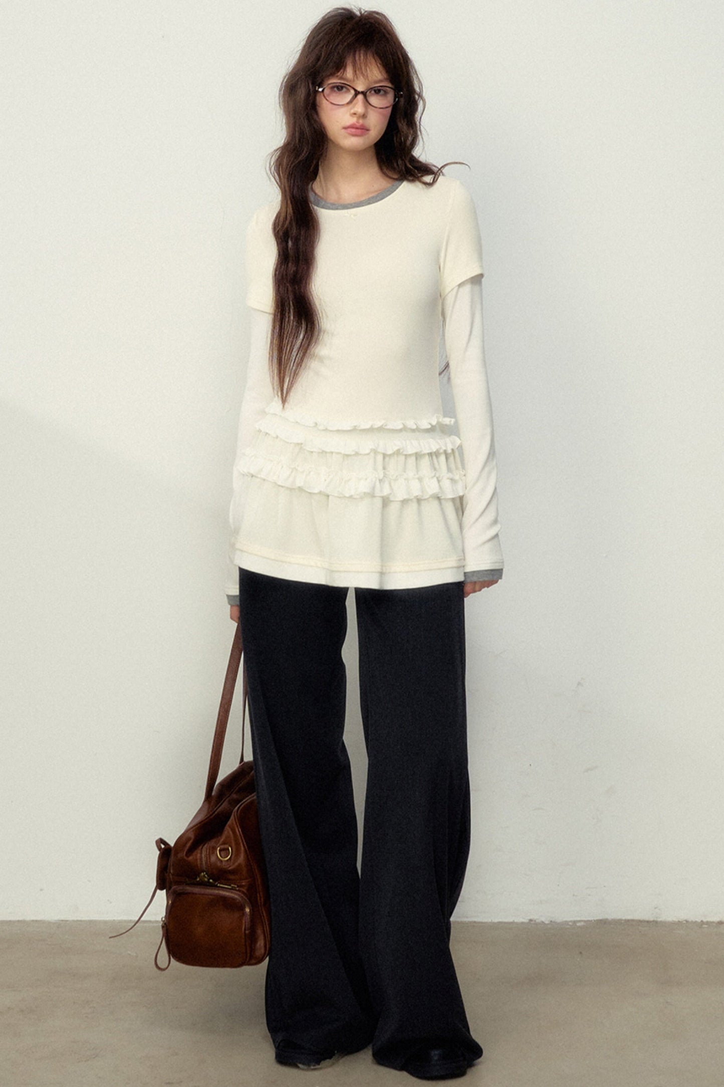 Double Layer Lace T-Shirt