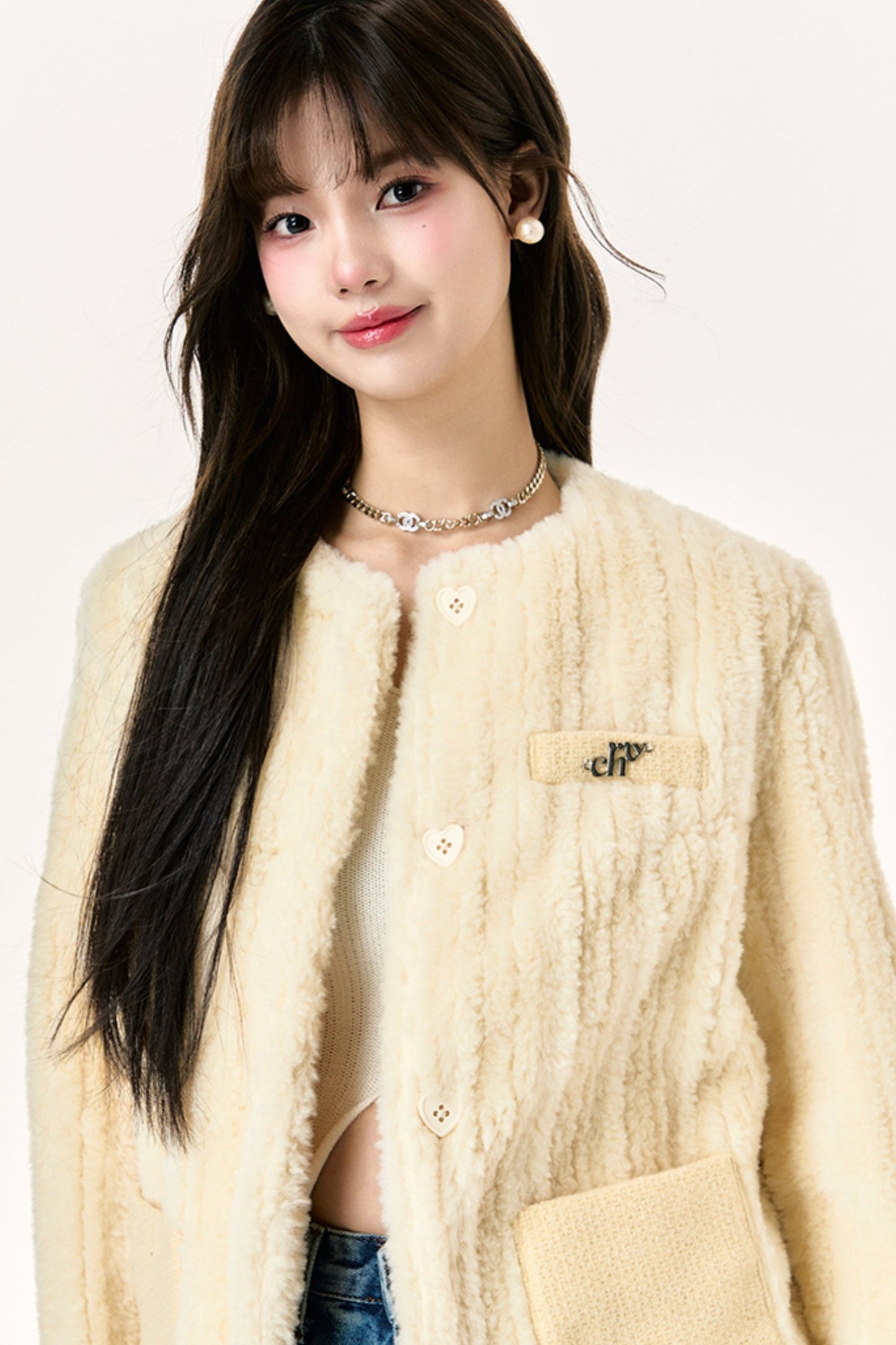 Lamb Wool Casual Coat