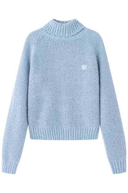 Lazy Wool High Neck Pullover