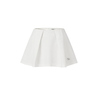 Minimalist A-Line Pleated Skirt