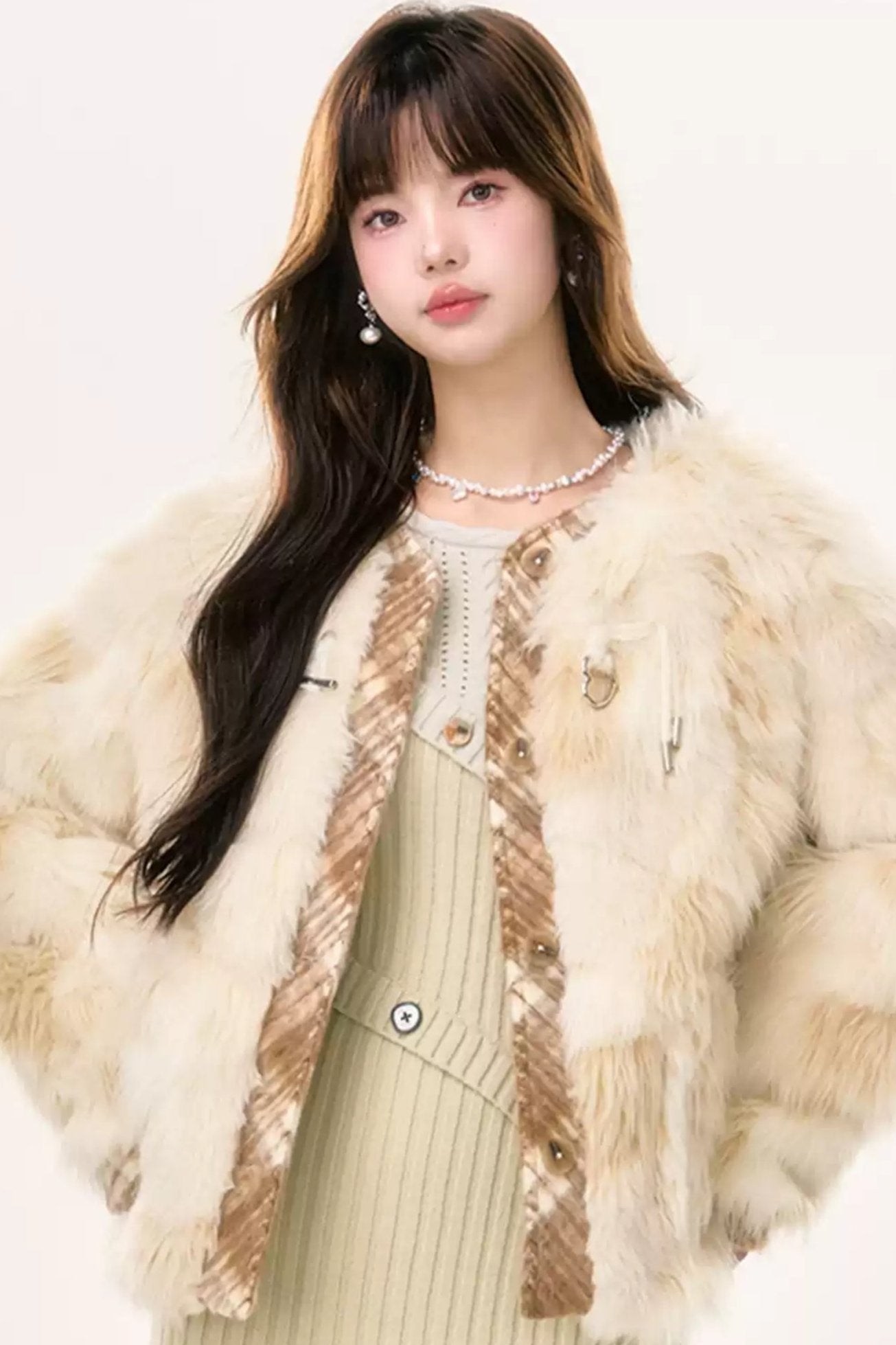 Thickened Lamb Fur Coat