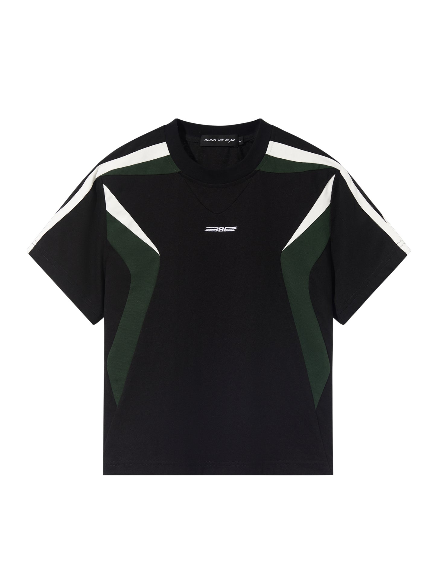 Embroidered Colorblock Tee