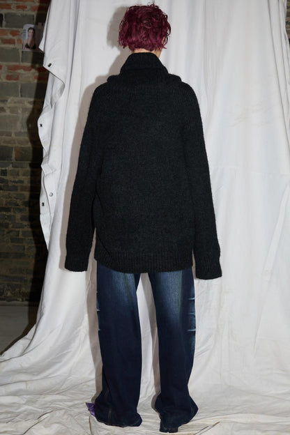 Alpaca Wool Knit Separates Top