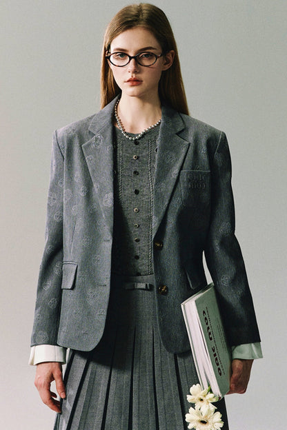 Break Free Rose Two-Piece Suit Coat