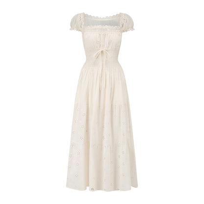 Whimsical White Rabbit Summer Dress