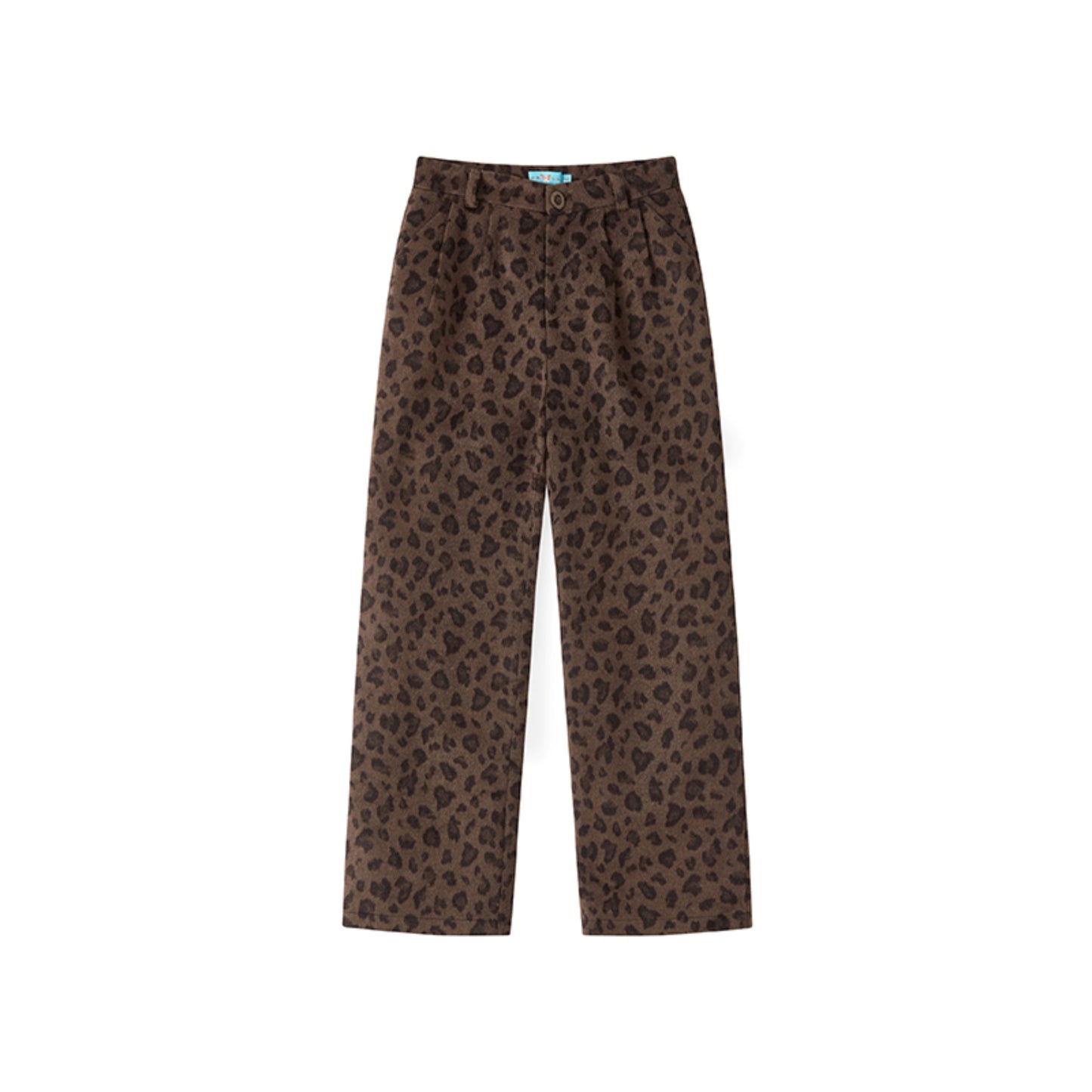 Elegant Leopard Straight Pants