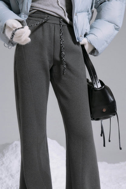 Warm Knit Fleece Boot Trousers