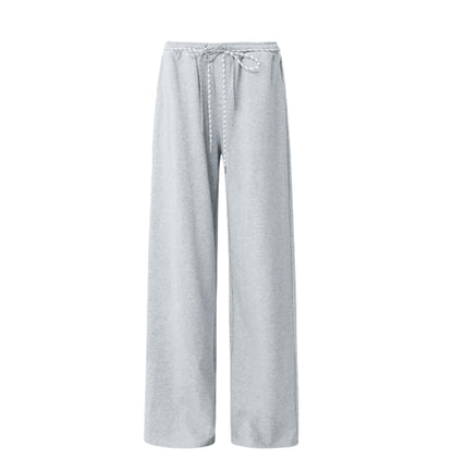 Double Cord Wide-leg Sweatpants