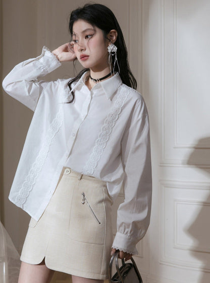 Gardenia Honey Short Jacket Skirt Set-Up