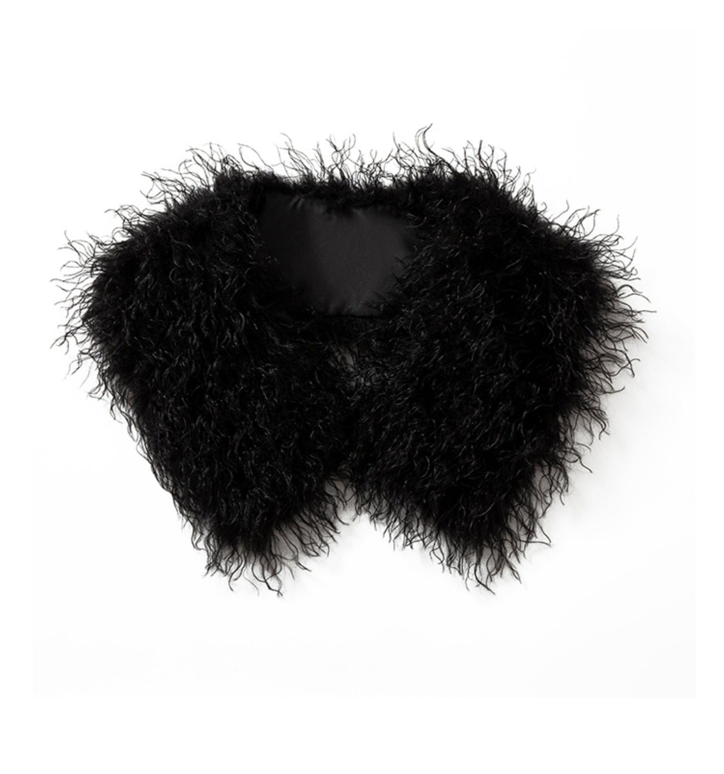 Retro Wool Fur Collar Scarf