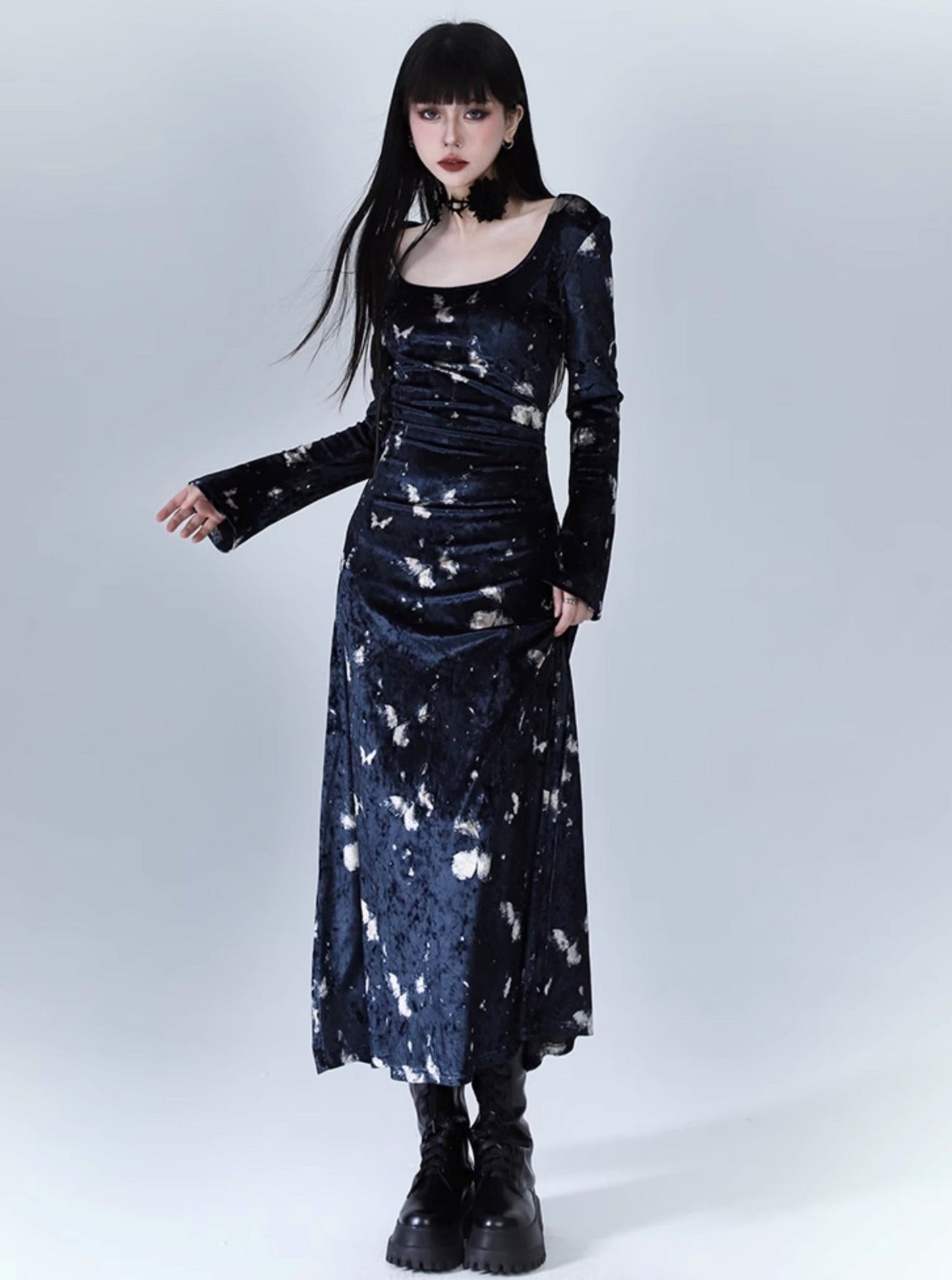 Chinese Velvet Adult Dress