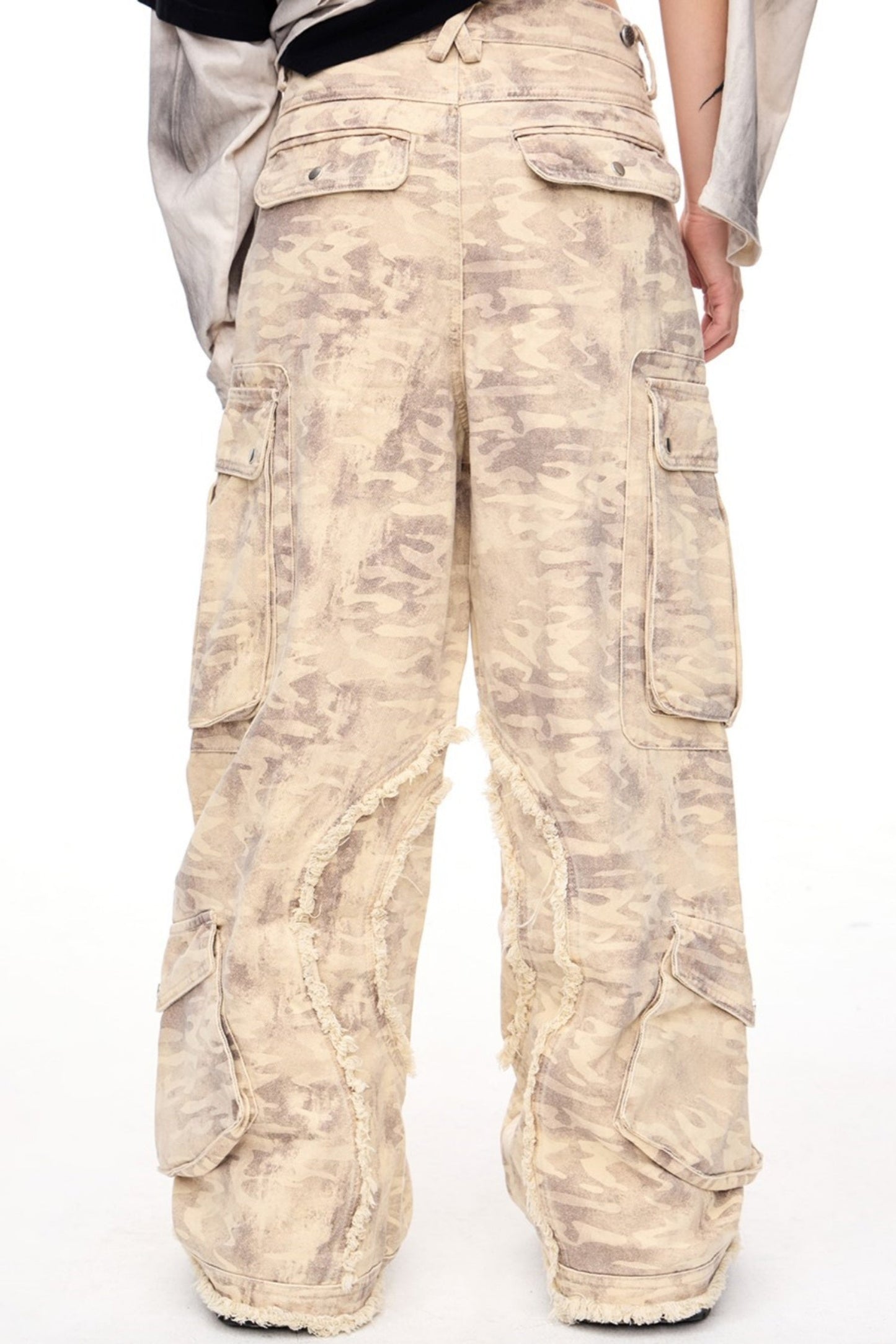 Camouflage Multi-Pocket Cargo Overalls