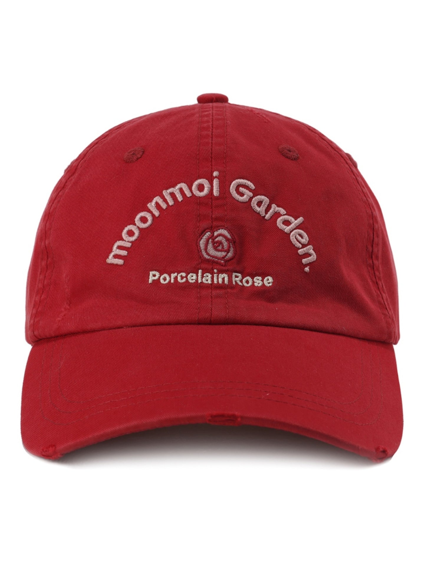 Red Embroidered Baseball Cap