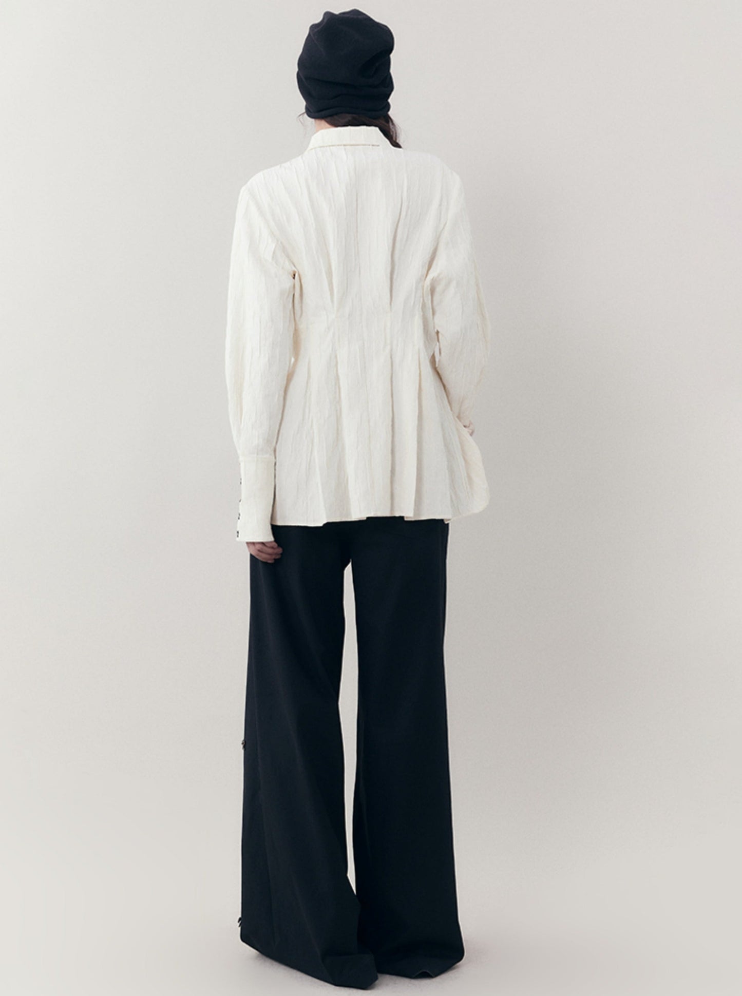 Chinese Style Genesis Pleated Shirt