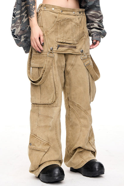 American Vintage Detachable Cargo Jumpsuit