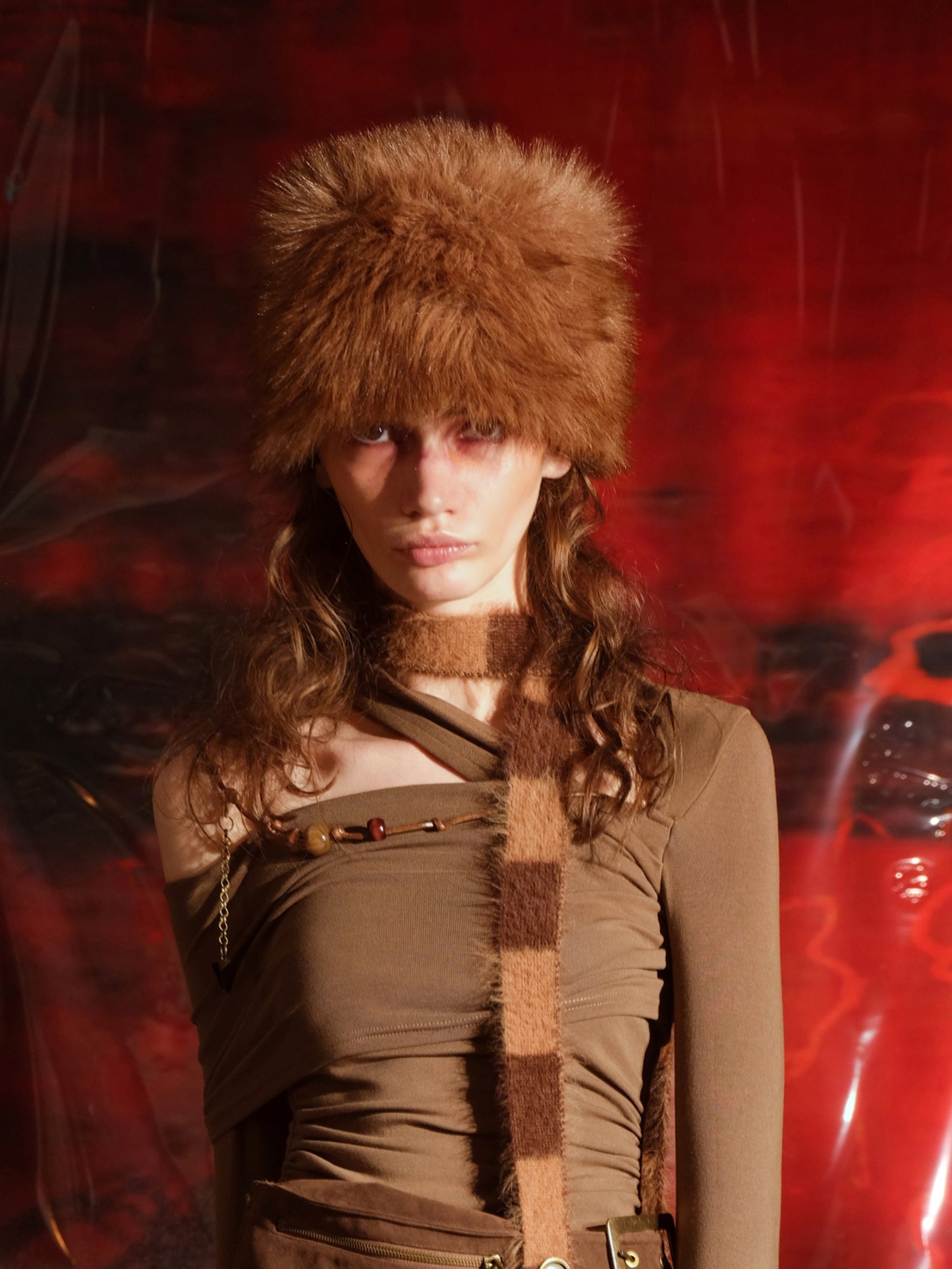 Handmade Buttoned Fur Hat