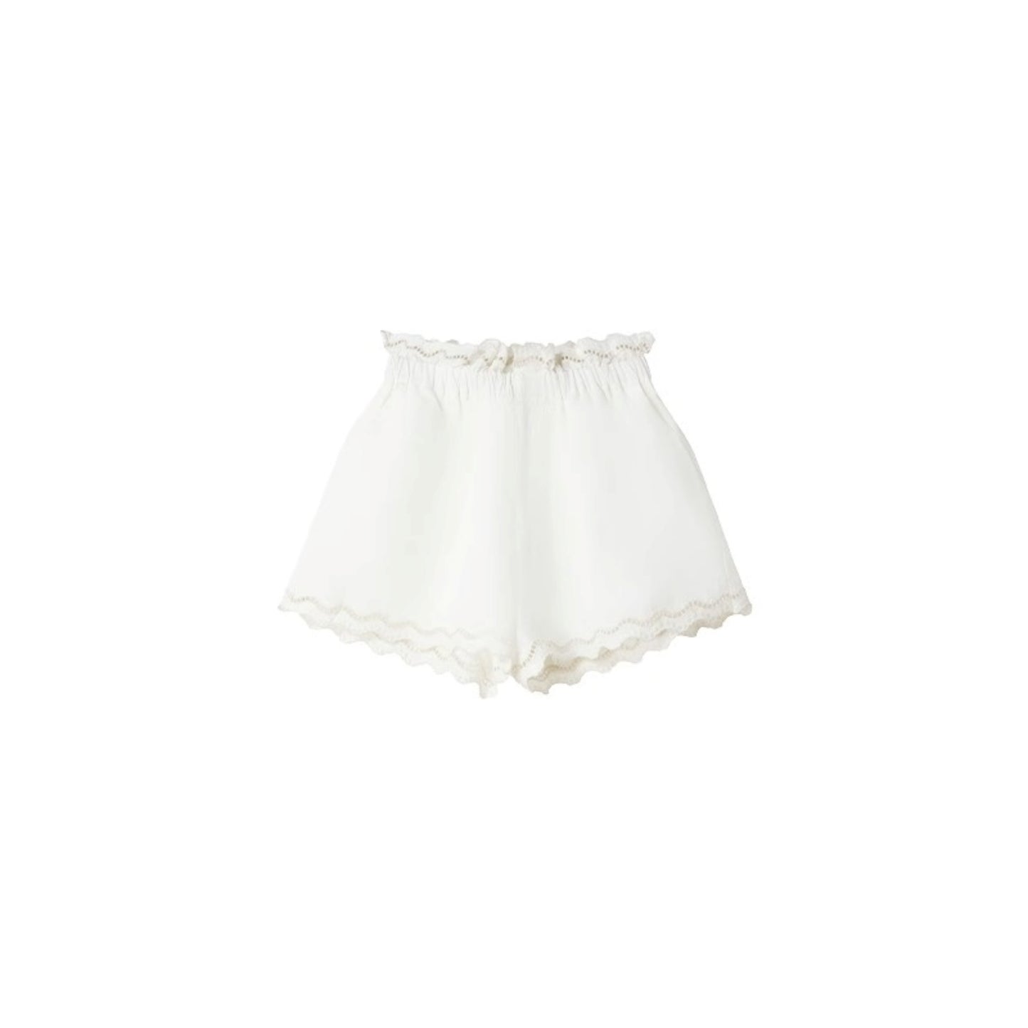 Lace Ensemble Shirt And Shorts Set-Up