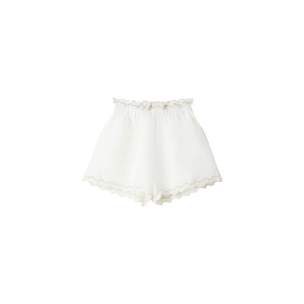 Lace Ensemble Shirt And Shorts Set-Up