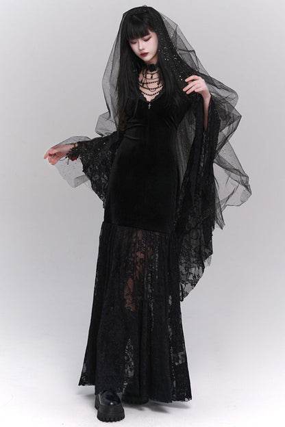 Dark Girl Gothic Halloween Dress