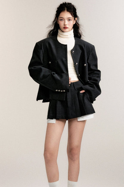 Retro Premium Skirt Jacket Set-Up