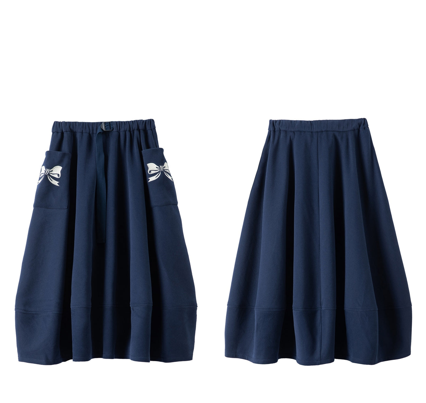 Elegant Floral Midi Skirt