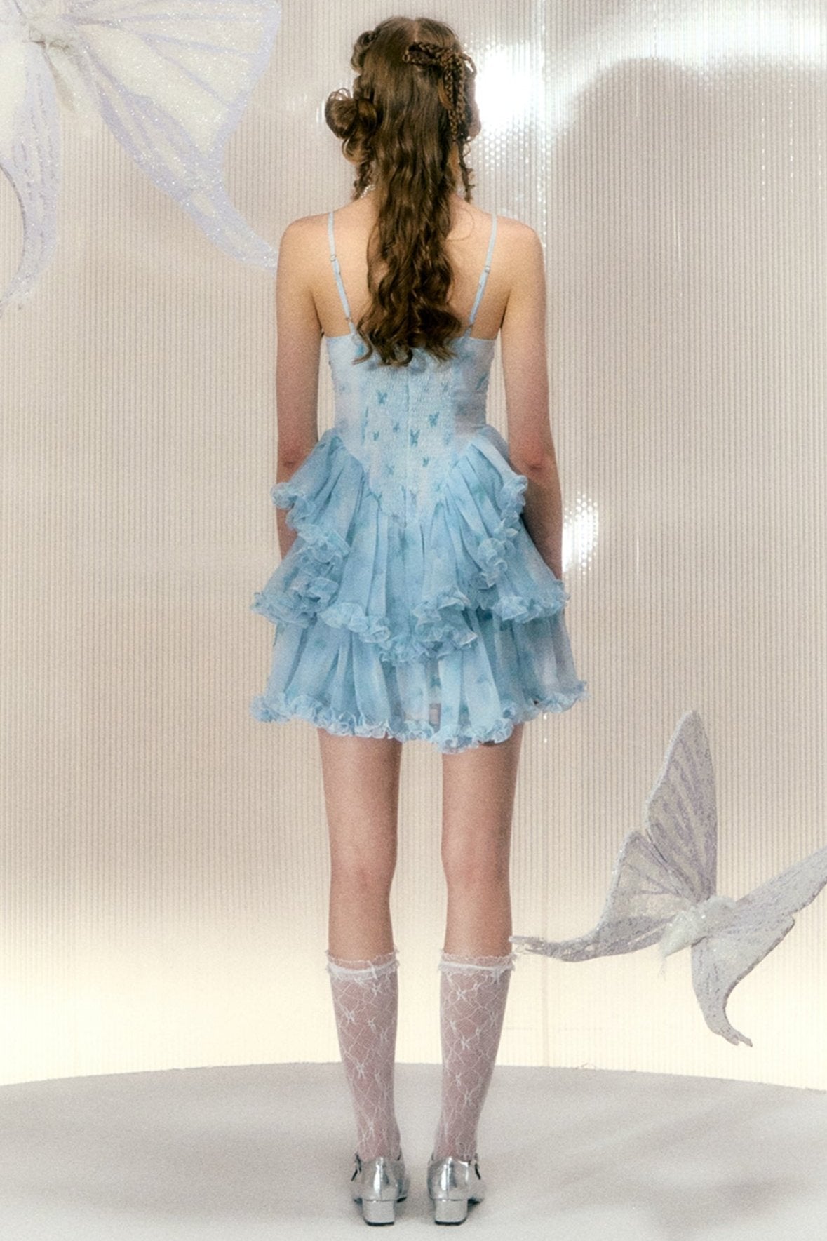 Dreamy Blue Butterfly Sundress