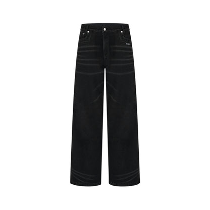 Black Denim Loose Fit Jeans