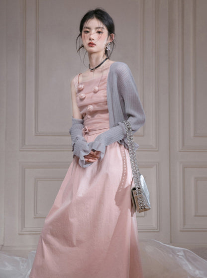 Pink Camellia Lyocell Coat