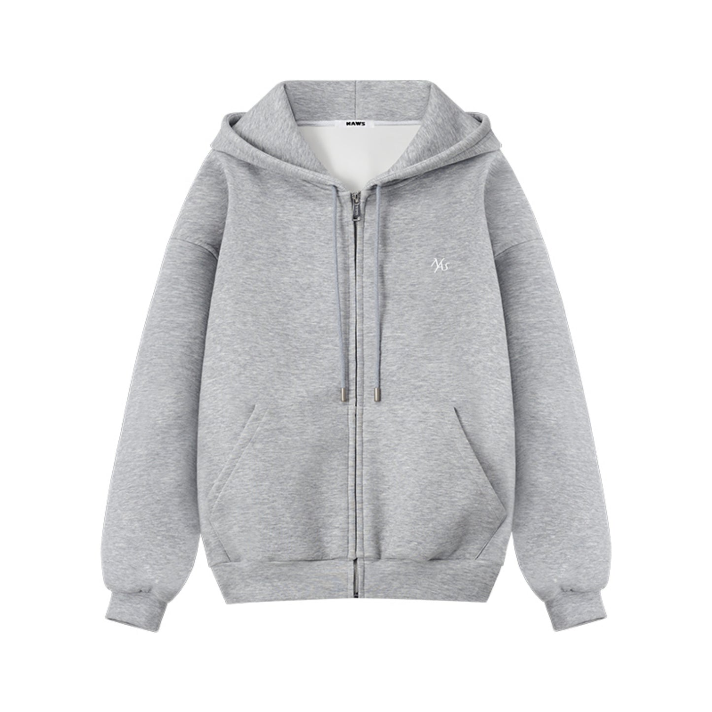 Oversized Air Layer Zip-Up Hoodie