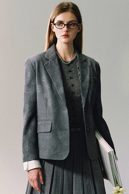 Break Free Rose Two-Piece Suit Coat