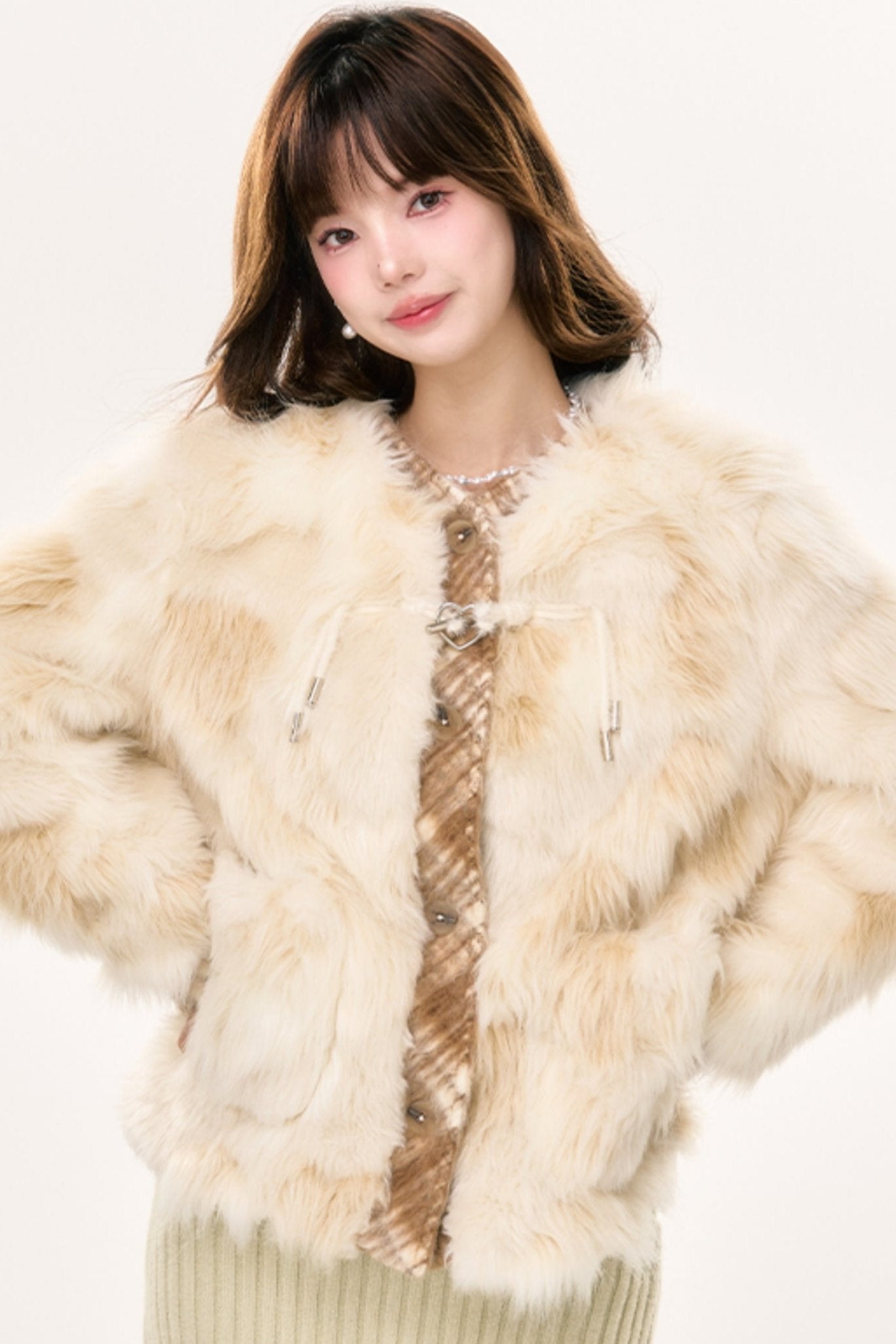 Thickened Lamb Fur Coat