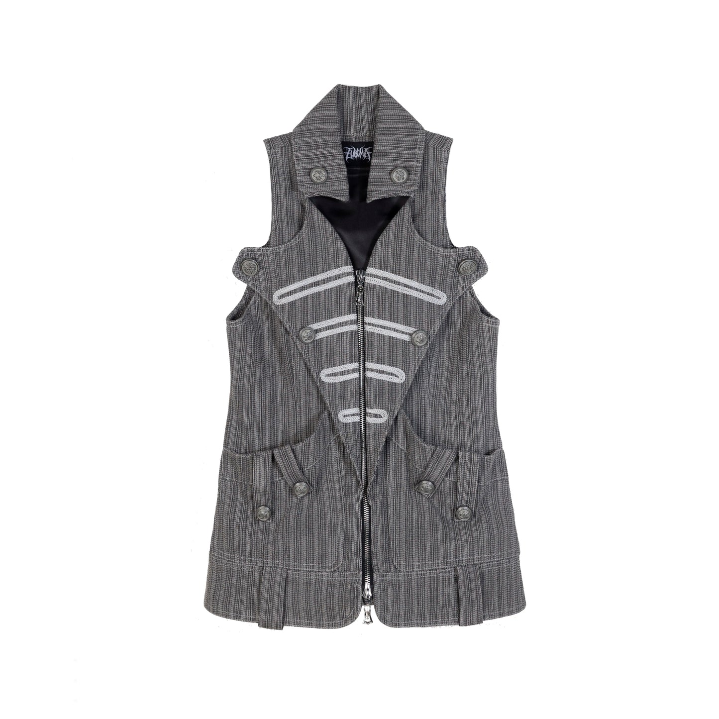 Sleeveless Gothic Halter Top