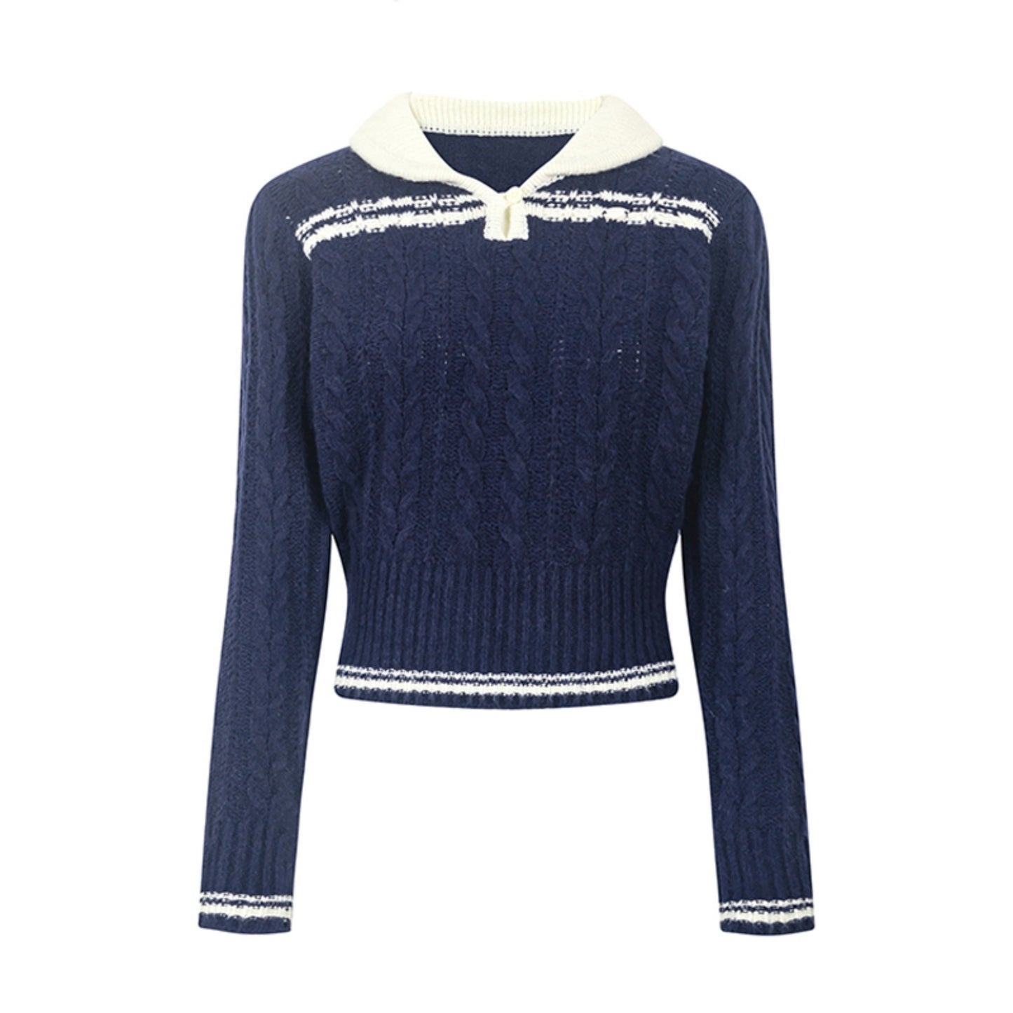 Doll Collar Knit Sweater