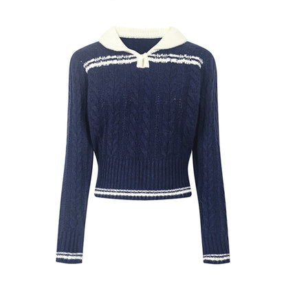 Doll Collar Knit Sweater