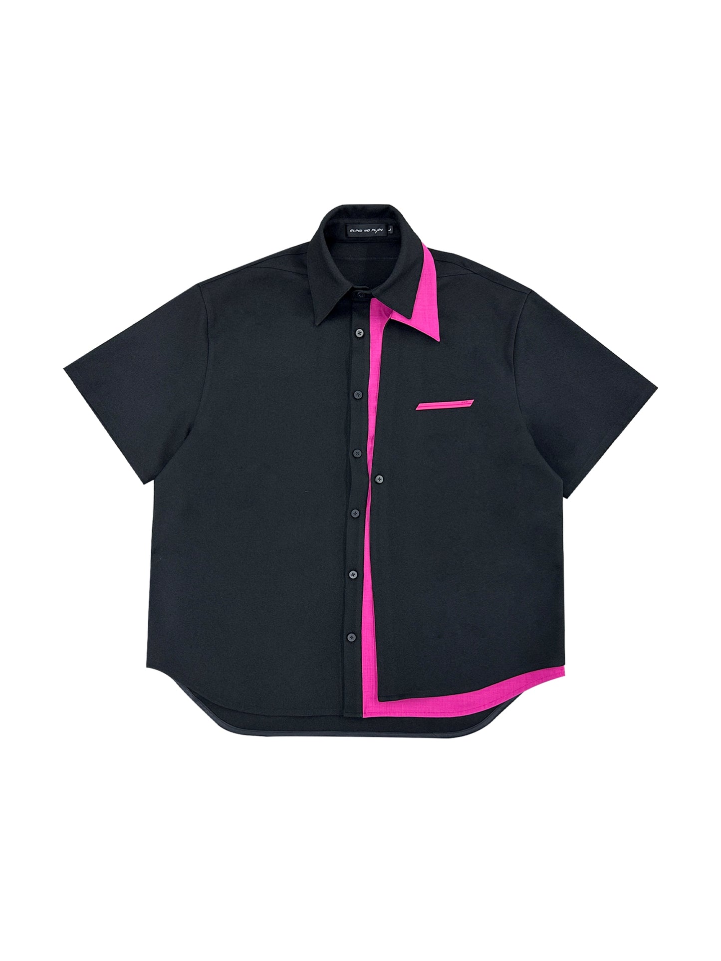 Colorblock Patchwork Shirt