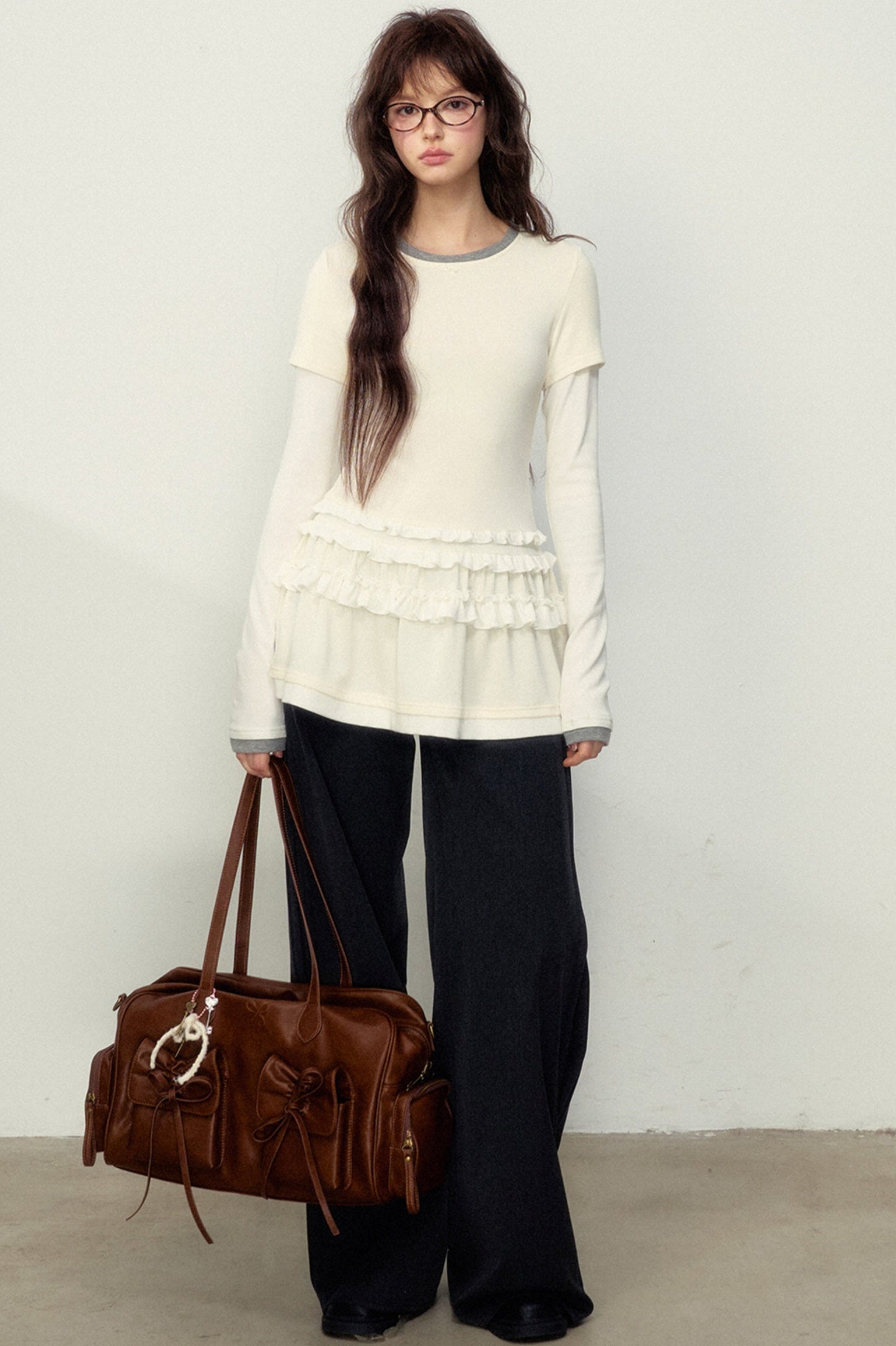 Double Layer Lace T-Shirt