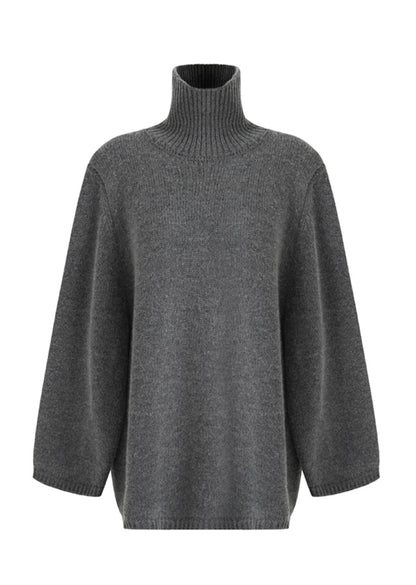 High-Neck Chic Sweater Top