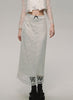 Gardenia white maxi Skirt  (pre-sale)