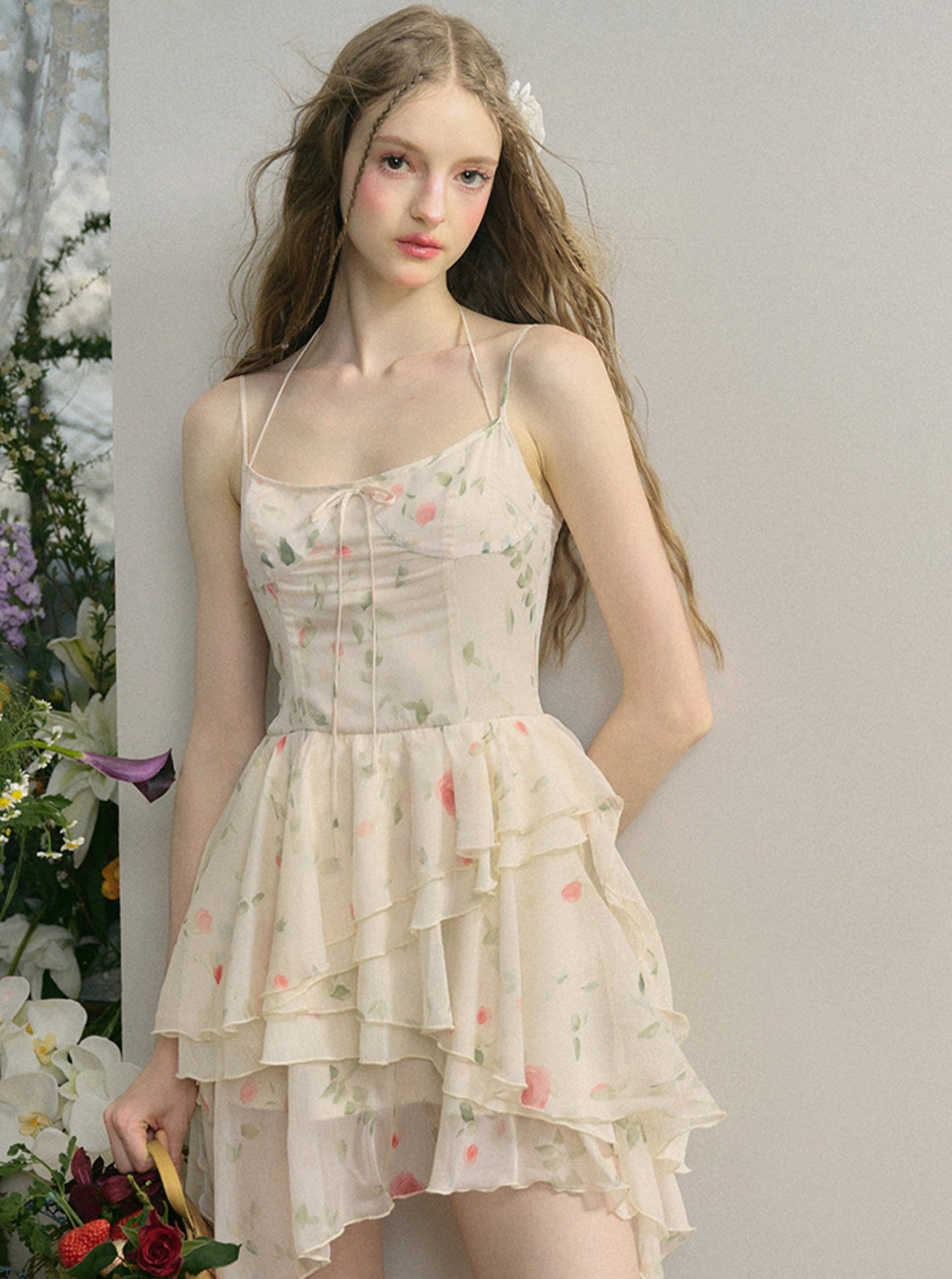 Mist Girl Rose Dress