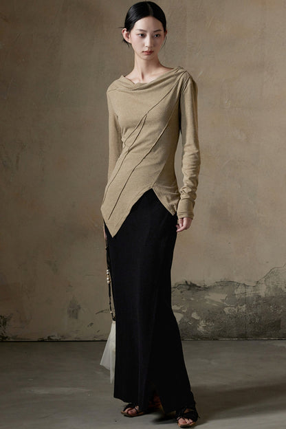 Slim-fit Rollkragenstrickpullover 