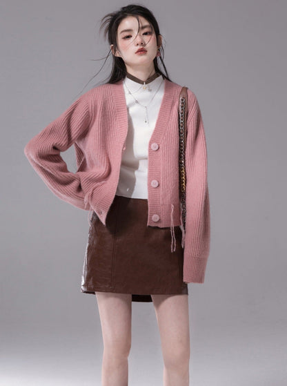 Berry Pink Woollen Coat