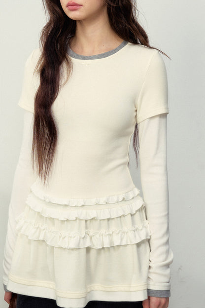 Double Layer Lace T-Shirt