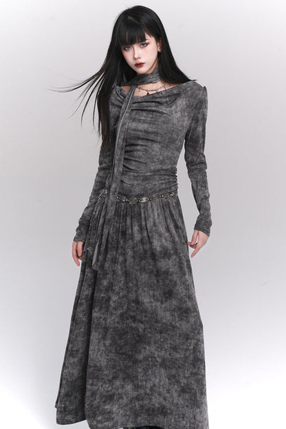 Wasteland Style Gray Winter Dress