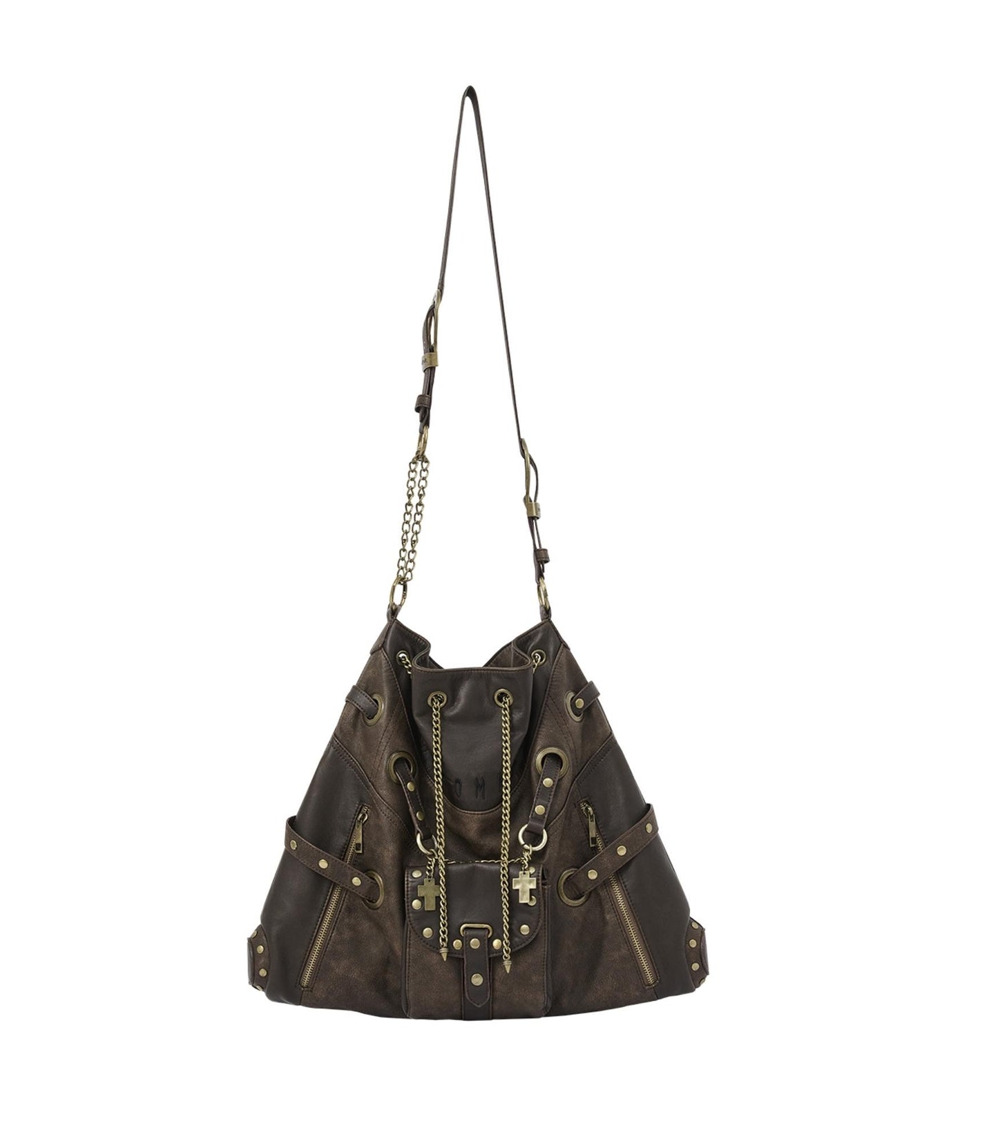 Studded Street Shoulder Bag