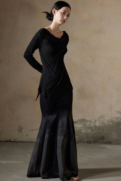 Slim-fit Rollkragenstrickpullover 