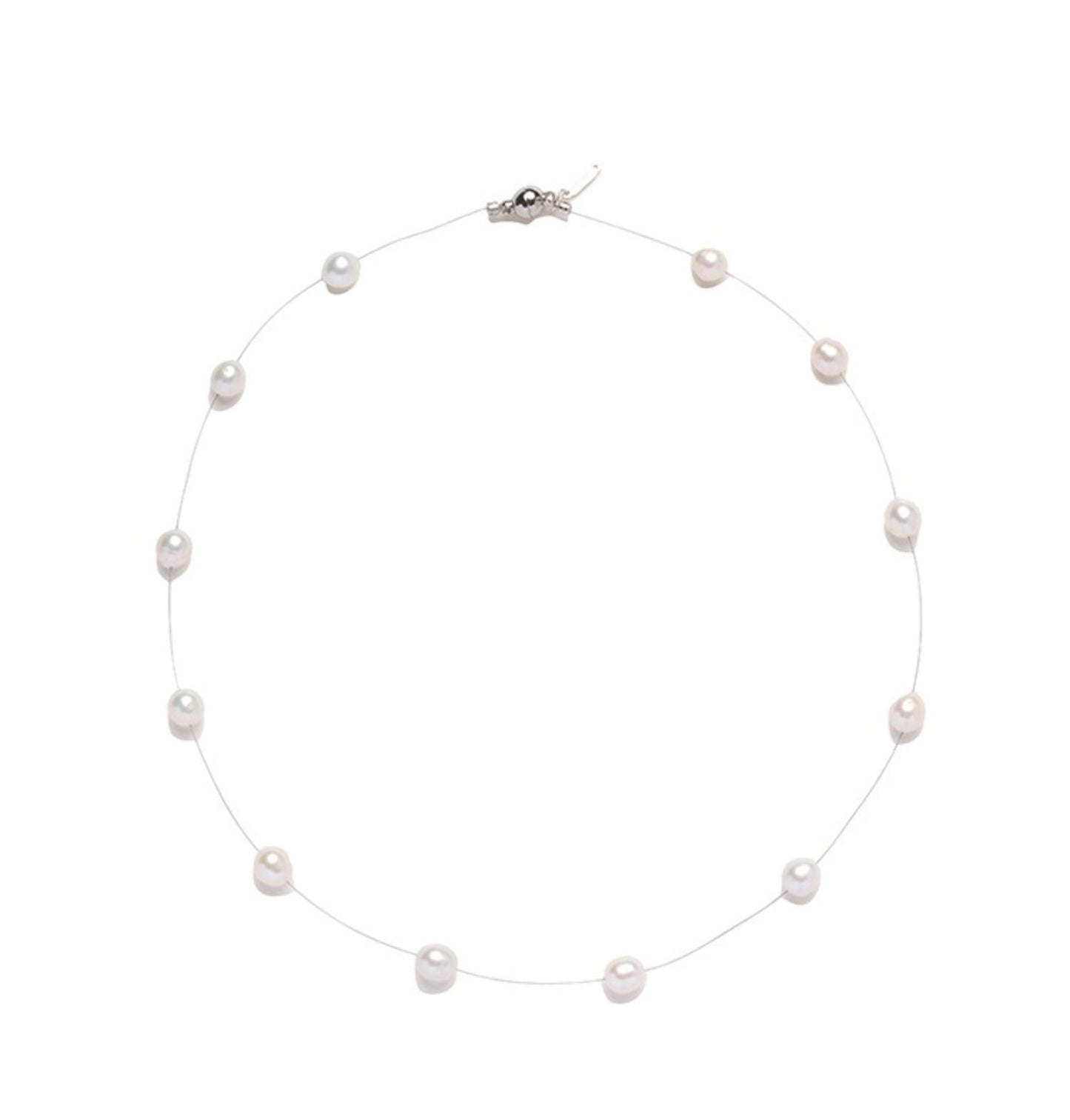 Mermaid Pearl Clavicle Necklace