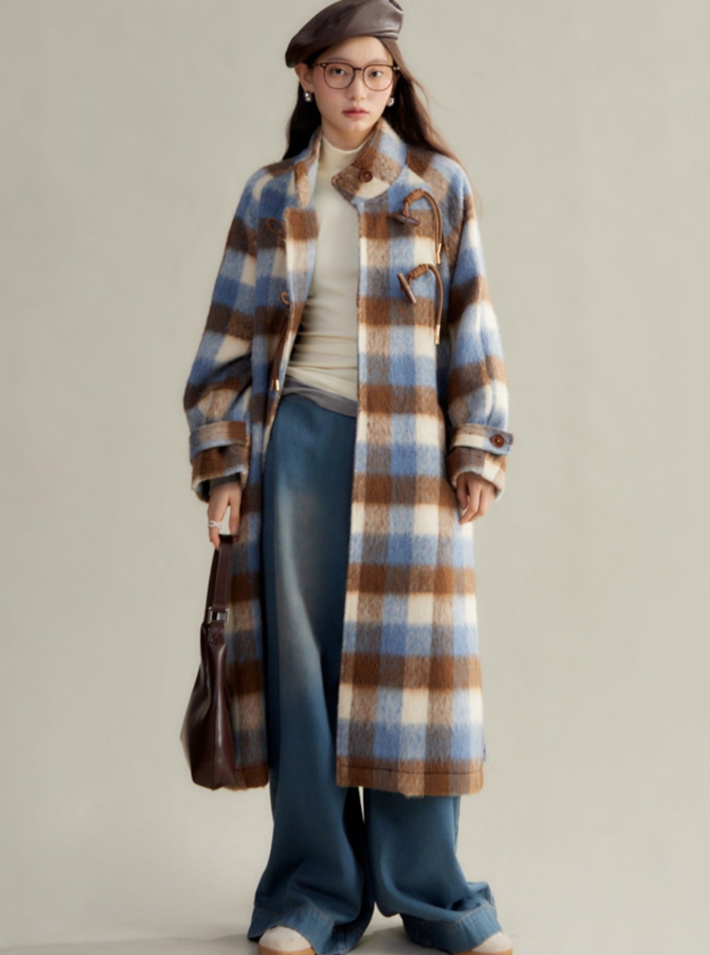 Magic Plaid Wool Tweed Jacket